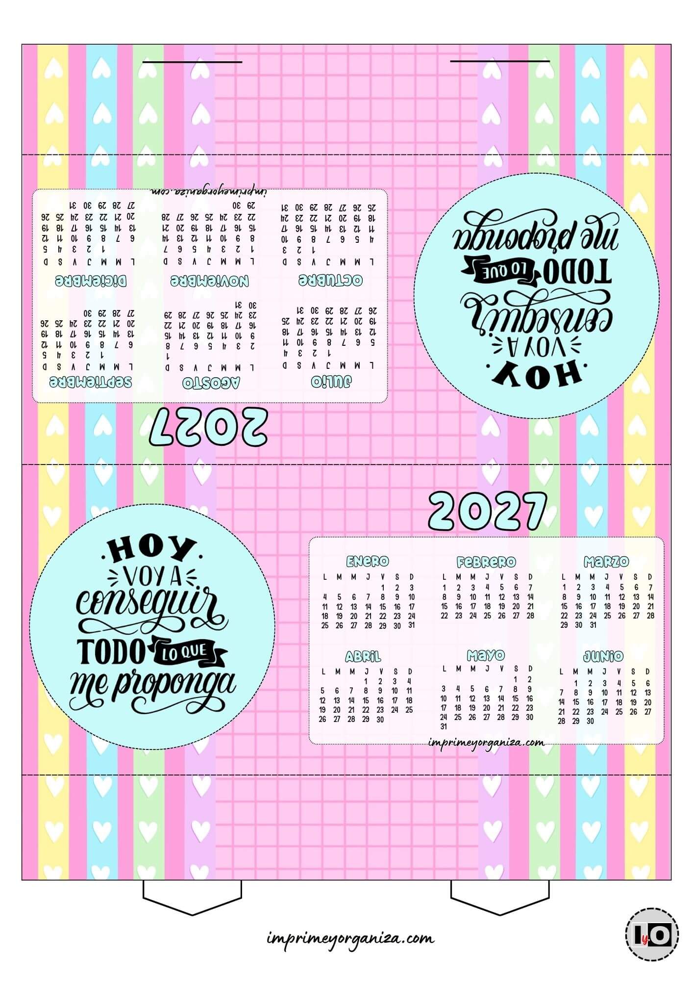 Calendario Carpa 2027 Hoy voy a Conseguir