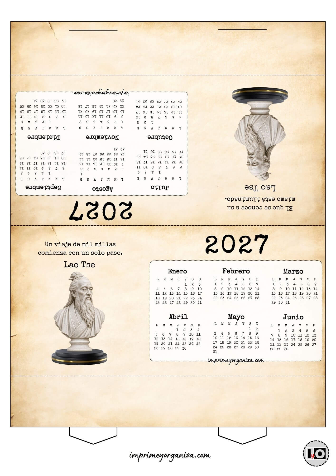 Calendario Carpa 2027 Lao Tse