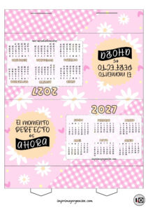 Calendario Carpa 2027 Momento