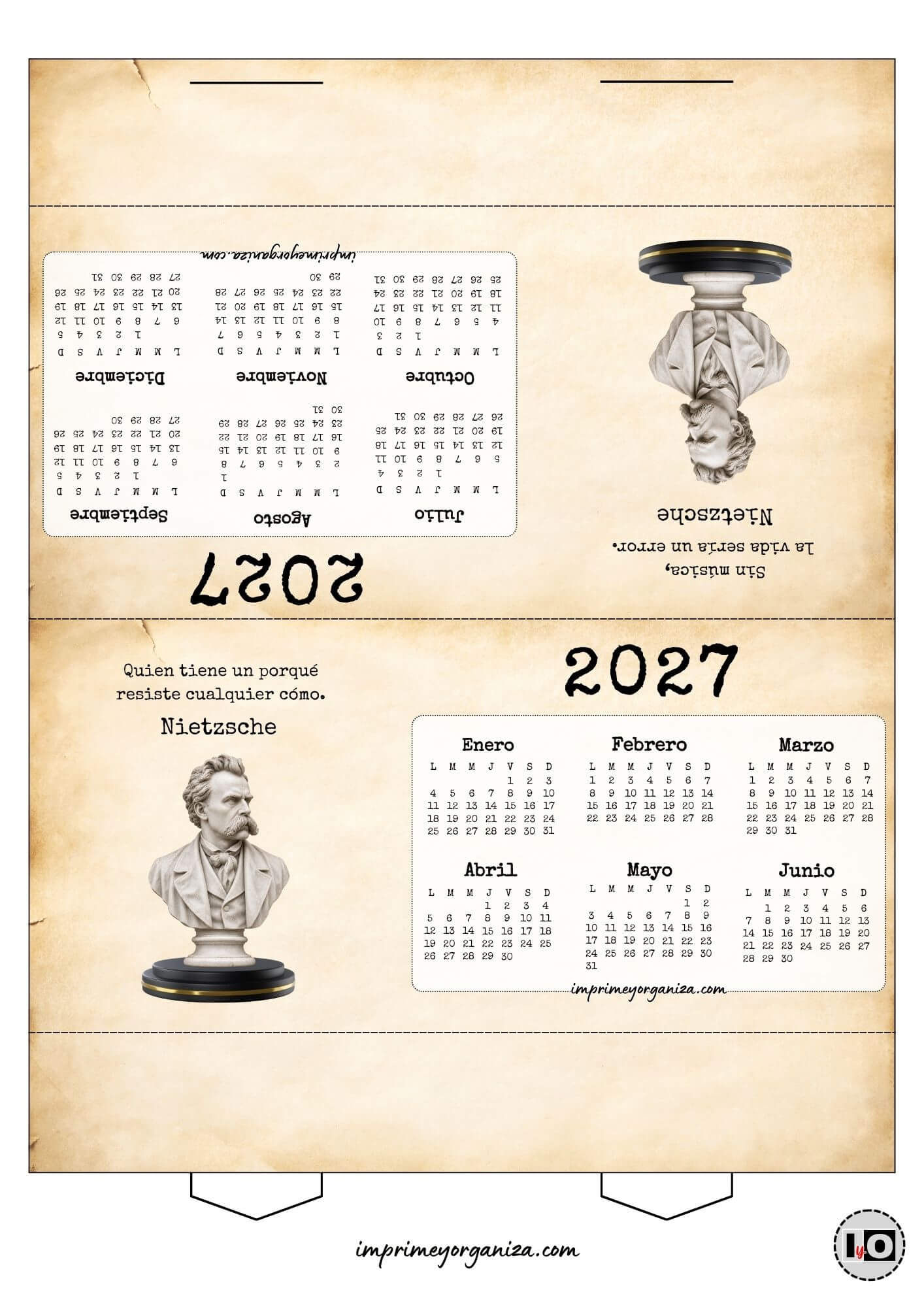Calendario Carpa 2027 Nietzsche