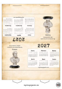 Calendario Carpa 2027 Platón
