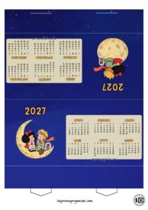 Calendario Carpa 2027 Principito y Mafalda