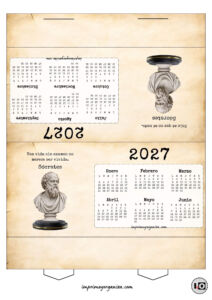 Calendario Carpa 2027 Sócrates