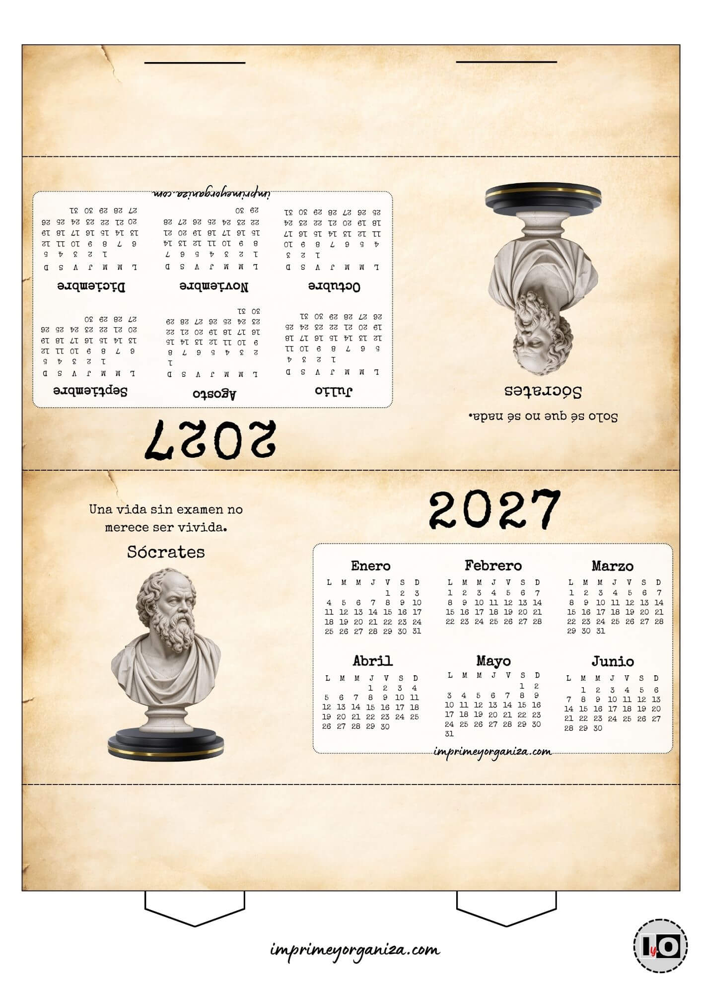 Calendario Carpa 2027 Sócrates