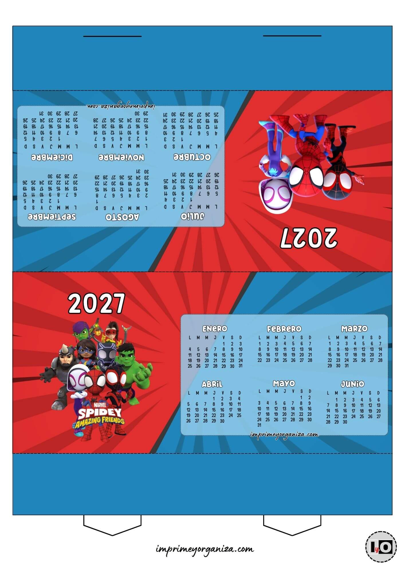 Calendario Carpa 2027 Spidey y amigos
