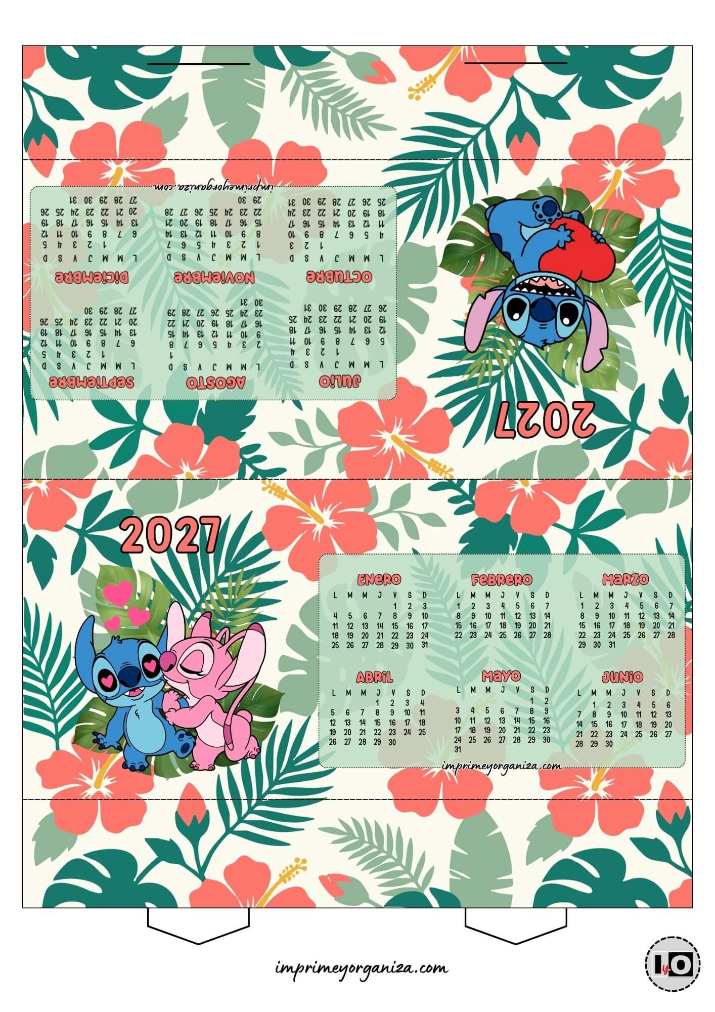 Calendario Carpa 2027 Stitch