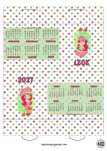 Calendario Carpa 2027 Strawberry Shortcake