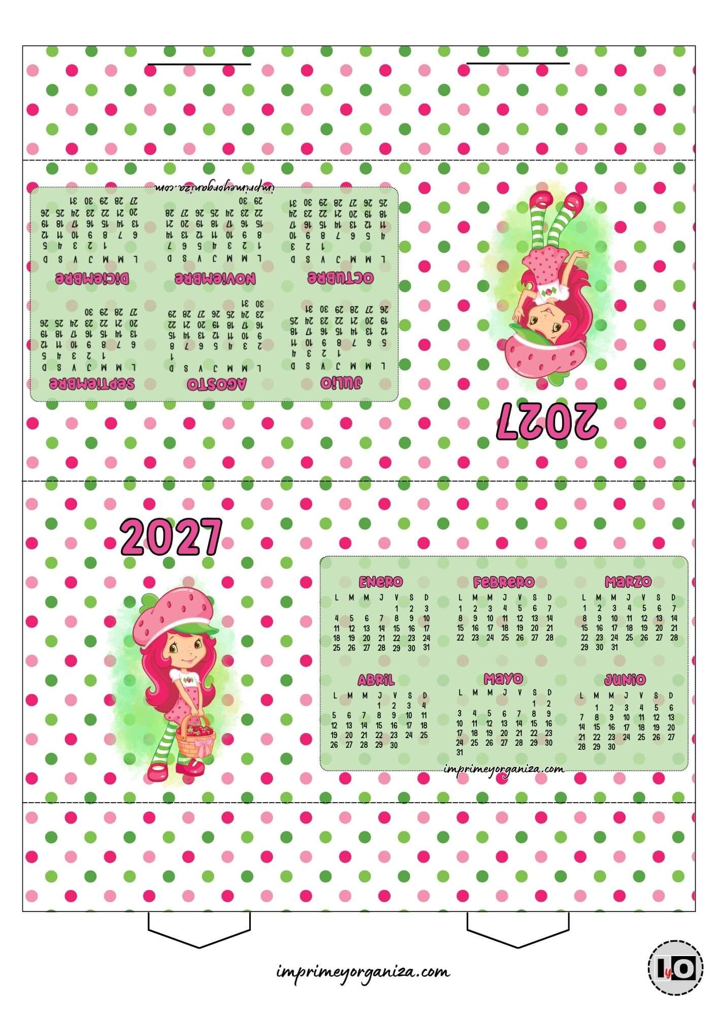Calendario Carpa 2027 Strawberry Shortcake