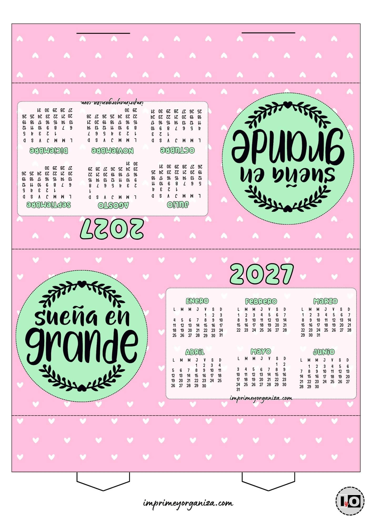 Calendario Carpa 2027 Sueña en Grande