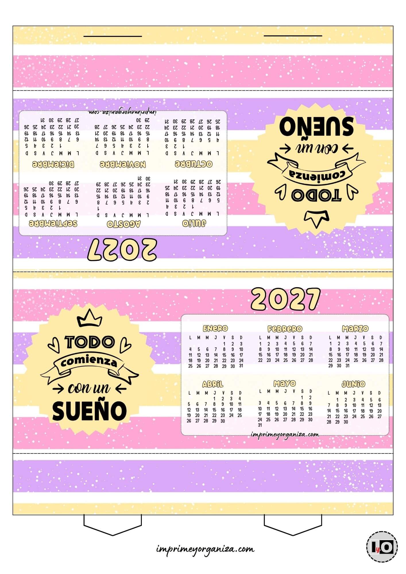 Calendario Carpa 2027 Todo Comienza