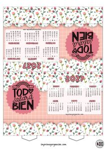 Calendario Carpa 2027 Todo Saldrá Bien