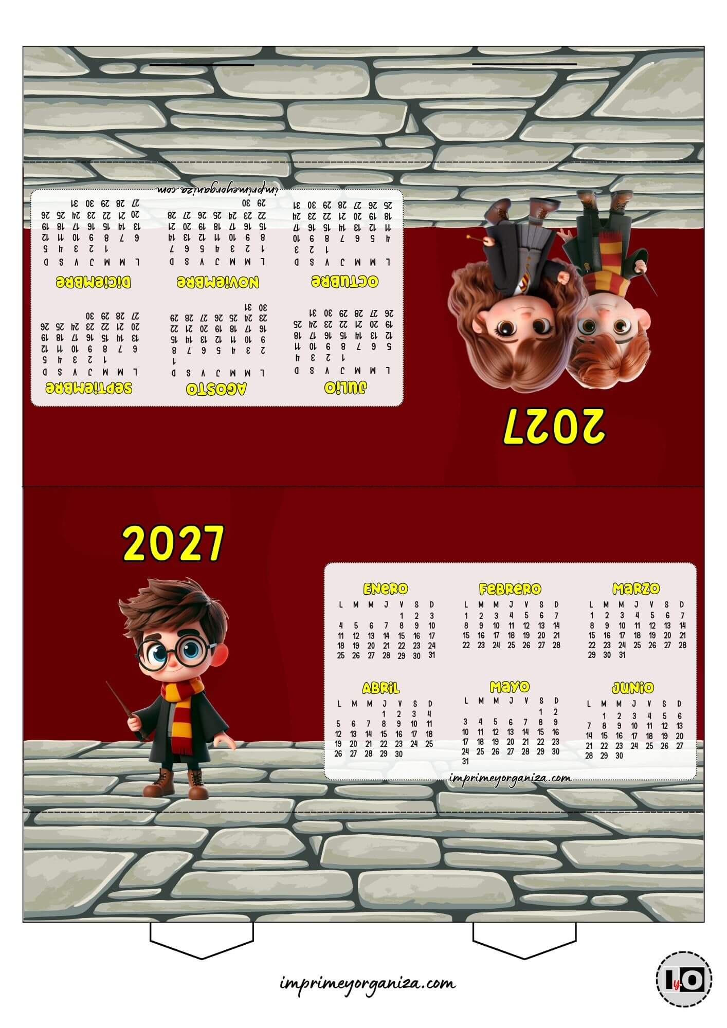 Calendario Carpa 2027 de Harry Potter