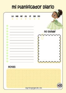 Planificador Diario Tiana