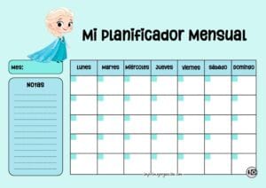 Planificador Mensual Elsa