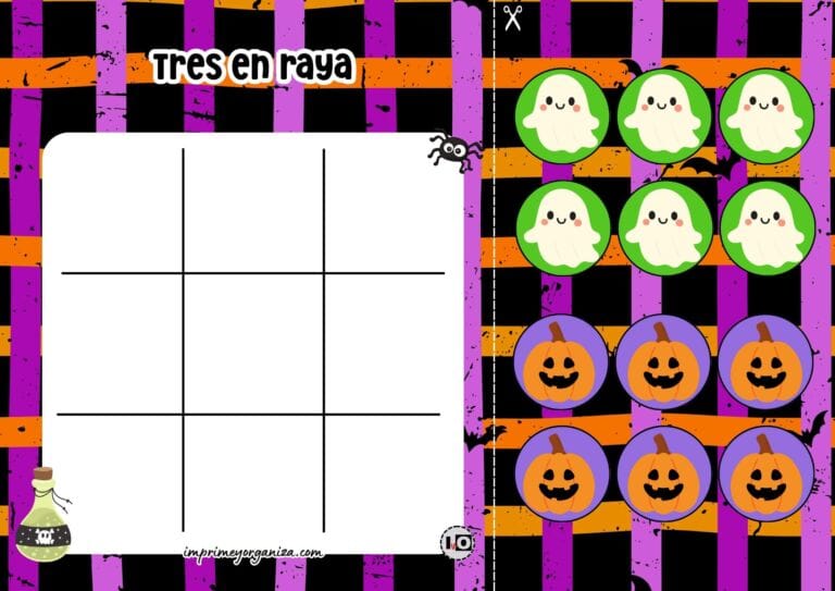 Tres en Raya Halloween Cute